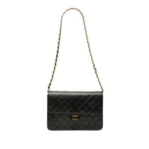 Pre-Loved Chanel Medium CC Quilted Lambskin Single Flap
